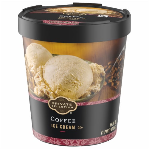 Private Selection® Coffee Ice Cream Pint Perspective: top