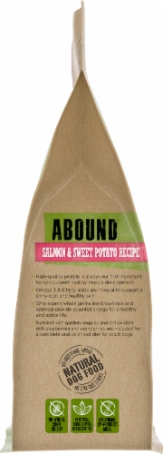 ABOUND® Adult Dry Dog Food Salmon & Sweet Potato Perspective: top