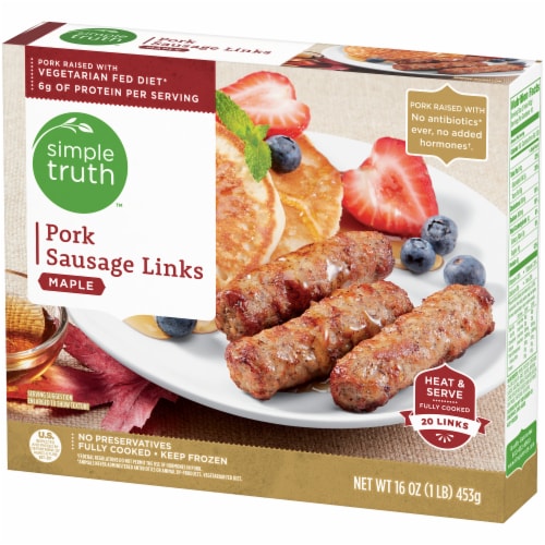 Simple Truth® Maple Pork Sausage Links Perspective: top