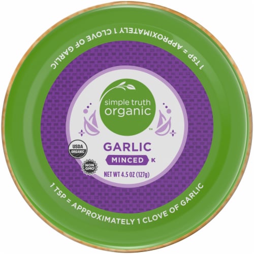 Simple Truth Organic™ Minced Garlic Perspective: top
