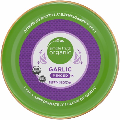 Simple Truth Organic™ Minced Garlic Perspective: top