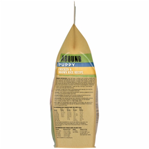 ABOUND® Puppy Dry Dog Food Chicken & Brown Rice Perspective: top