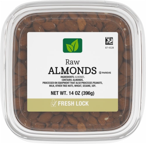 Pre Packaged Bulk Raw Almond Nuts Perspective: top