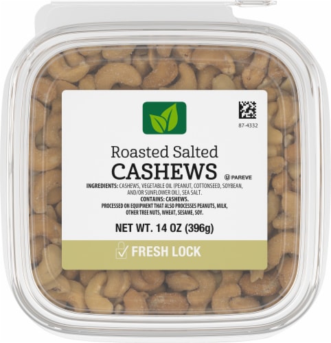Pre Packaged Bulk Roasted Salted Cashew Nuts Perspective: top