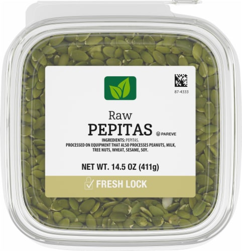 Pre-Packaged Bulk Raw Pepitas Perspective: top