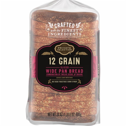 Private Selection® 12-Grain Sliced Wide Pan Bread Perspective: top