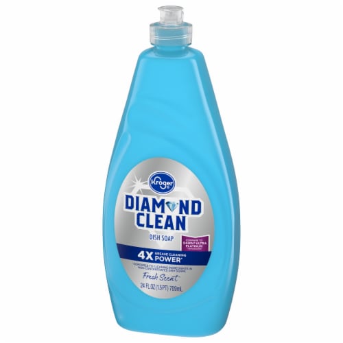 Kroger® Diamond Clean Liquid Dish Soap Fresh Scent Perspective: top
