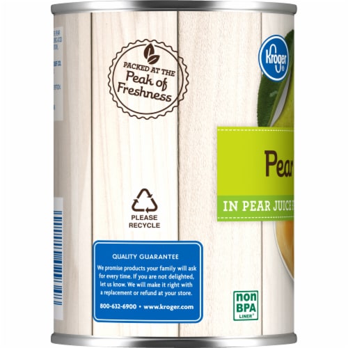 Kroger® Canned Pear Halves in Pear Juice Perspective: top