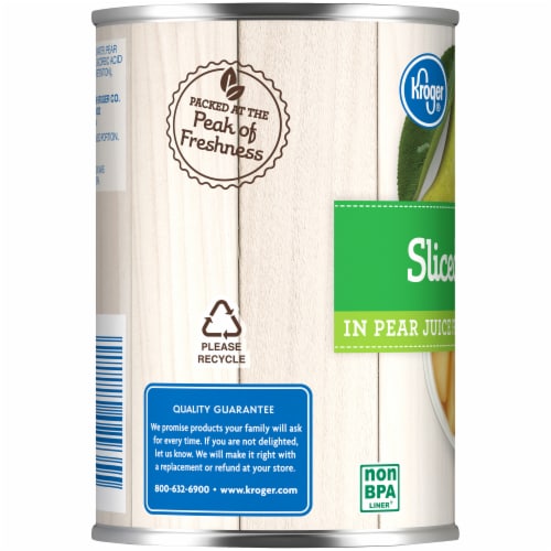 Kroger® Canned Pear Slices in Pear Juice Perspective: top