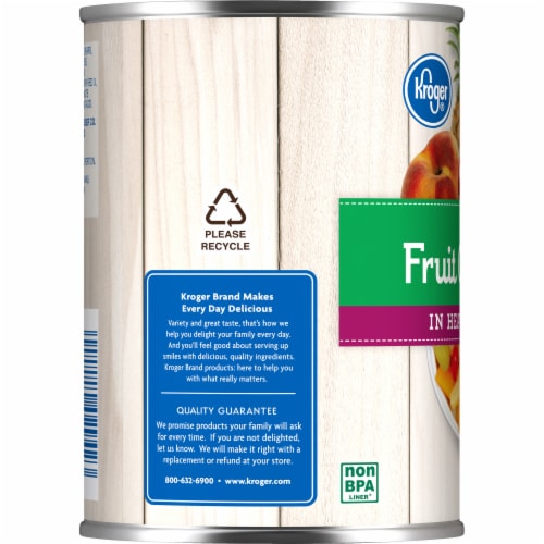Kroger® Canned Fruit Cocktail in Heavy Syrup Perspective: top