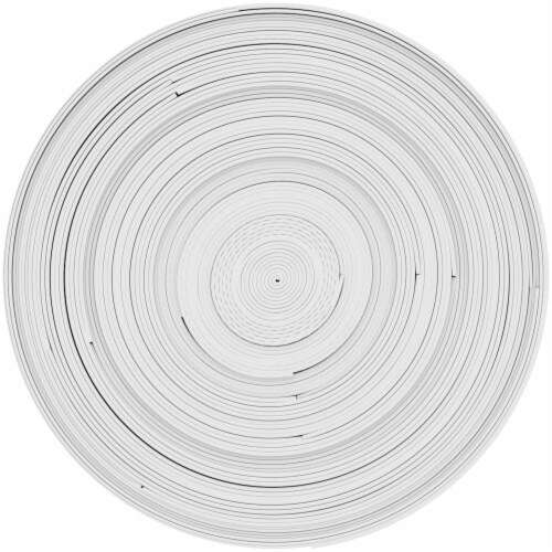 Check This Out™ 13 Gallon Tall White Kitchen Trash Bags Perspective: top