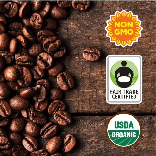 Simple Truth Organic® Pacific Rim Medium Dark Roast Ground Coffee Perspective: top