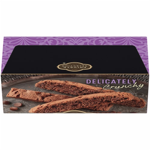 Private Selection® Triple Chocolate Biscotti Cookies Perspective: top