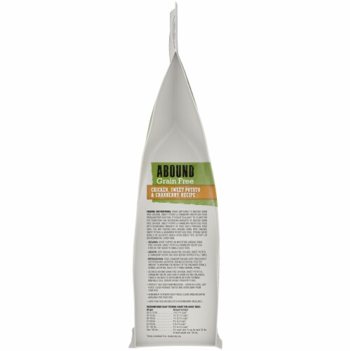 ABOUND® Grain Free All Life Stages Dry Dog Food Chicken Sweet Potato & Cranberry Perspective: top