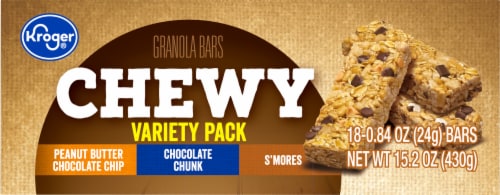 Kroger® Chewy Granola Bars Variety Pack Perspective: top