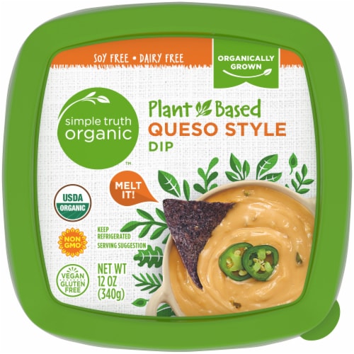 Simple Truth Organic™ Plant-Based Queso Style Dip Perspective: top