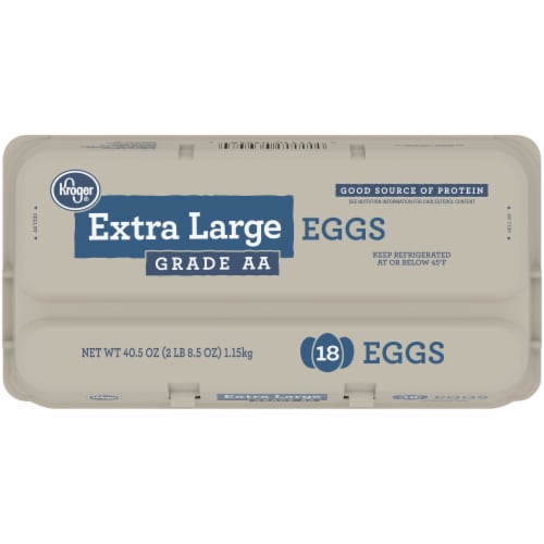 Kroger® Extra Large White Eggs Perspective: top