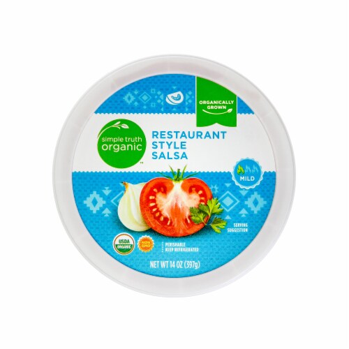 Simple Truth Organic™ Restaurant Style Mild Salsa Perspective: top
