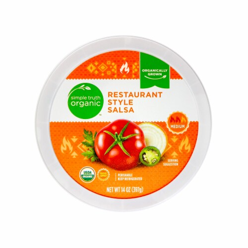 Simple Truth Organic™ Medium Restaurant Style Salsa Perspective: top