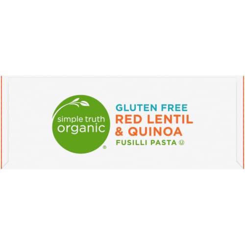 Simple Truth Organic® Gluten Free Red Lentil & Quinoa Fusilli Pasta Perspective: top