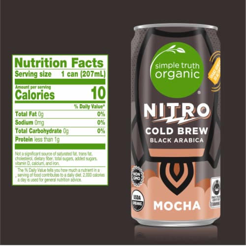 Simple Truth Organic® Mocha Nitro Cold Brew Coffee Perspective: top