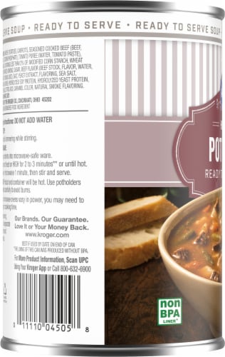 Kroger® Hearty Pot Roast Soup Perspective: top