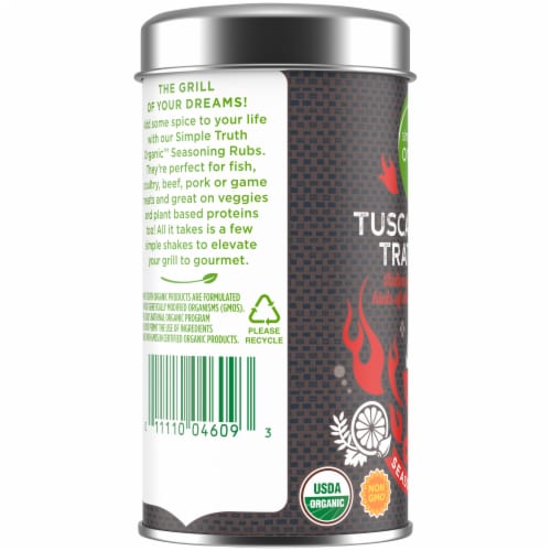 Simple Truth Organic™ Tuscan Style Trattoria Seasoning Rub Perspective: top