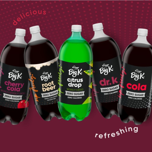Big K® Dr. K Soda Bottle Perspective: top