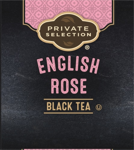 Private Selection® English Rose Black Teabags Perspective: top