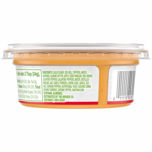 Simple Truth™ Plant Based Spicy Queso Style Cauliflower Dip Perspective: top