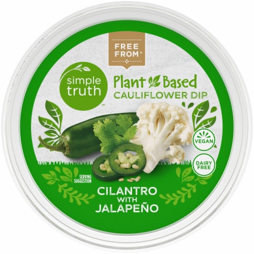 Simple Truth Plant Based Cilantro with Jalapeno Cauliflower Dip Perspective: top