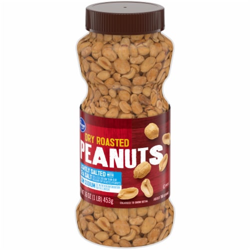 Kroger® Dry Roasted Lightly Salted Peanuts Perspective: top