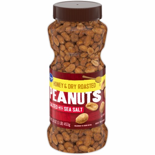 Kroger® Salted Honey & Dry Roasted Peanuts Perspective: top