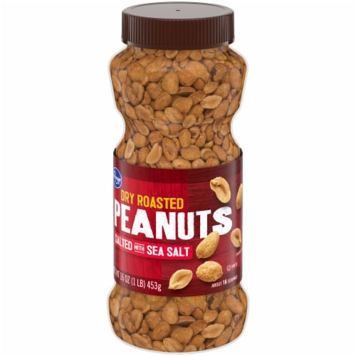 Kroger® Salted Dry Roasted Peanuts Perspective: top