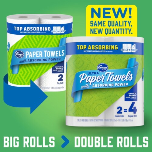 Kroger® Ultra Paper Towels Perspective: top