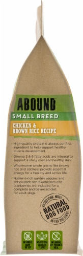ABOUND® Adult Small Breed Dry Dog Food Chicken & Brown Rice Perspective: top