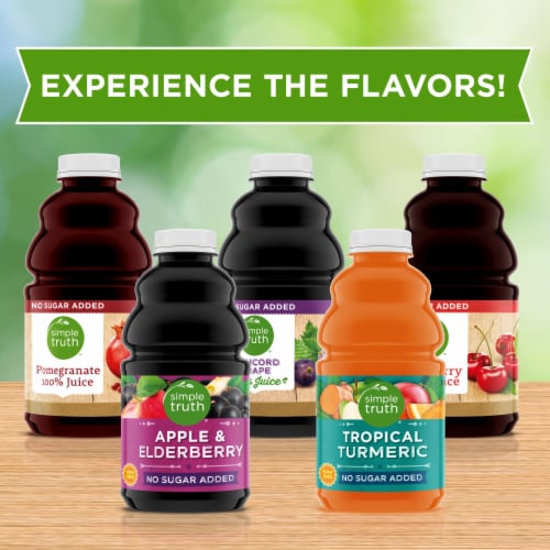Simple Truth® Organic Tropical Turmeric Fruit Juice Perspective: top