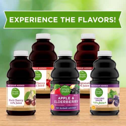 Simple Truth® Apple & Elderberry Juice Perspective: top