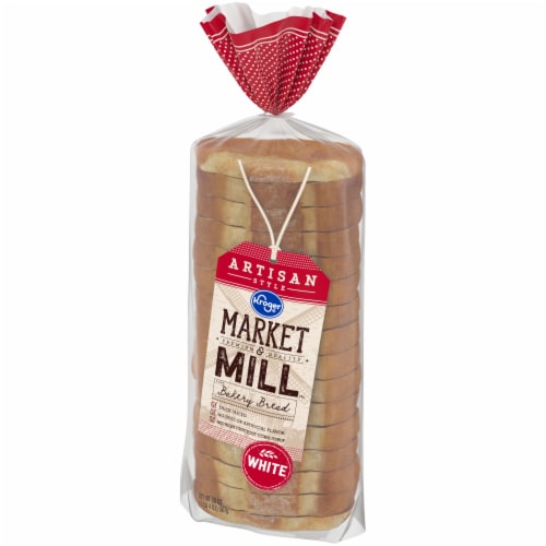 Kroger® Market & Mill® Artisan White Bread Perspective: top