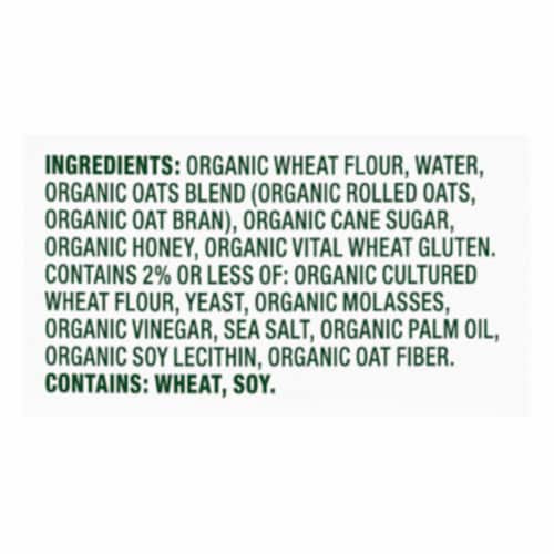 Simple Truth Organic® Oats & Honey Bread Thin Sliced Perspective: top