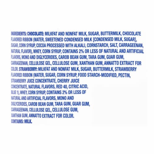 Kroger® Deluxe Chocolate Swirl & Strawberry Swirl Variety Pack Ice Cream Party Cups Perspective: top