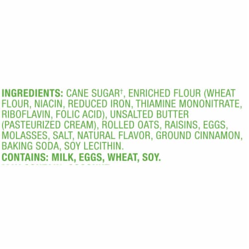 Simple Truth® Thin & Crispy Oatmeal Raisin Cookies Perspective: top