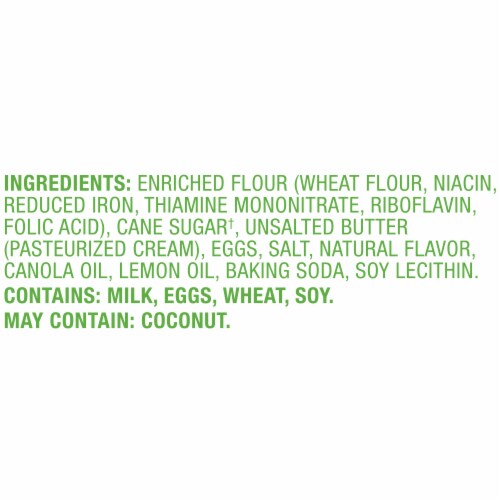 Simple Truth® Thin & Crispy Lemon Cookies Perspective: top