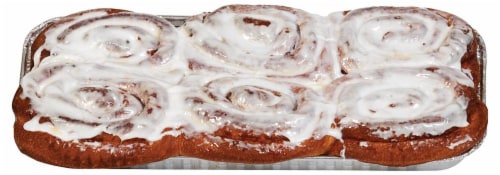 Bakery Fresh Goodness Iced Cinnamon Rolls Perspective: top