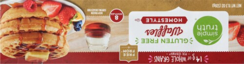 Simple Truth® Gluten Free Homestyle Waffles Perspective: top