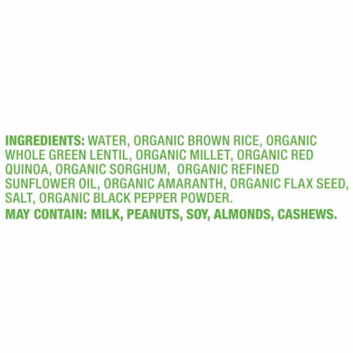 Simple Truth Organic® 100% Whole Grain Brown Rice & Ancient Grains with Black Pepper Perspective: top