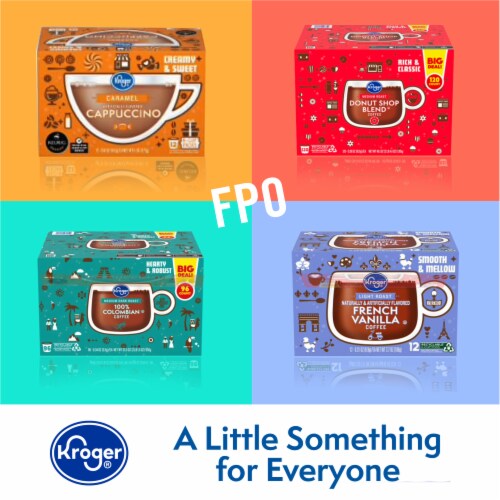 Kroger® Hazelnut Light Roast Coffee Pods Perspective: top