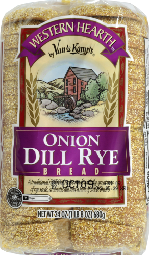 Van de Kamp's® Western Hearth™ Onion Dill Rye Bread Perspective: top