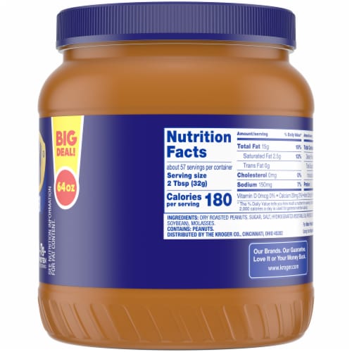 Kroger® Peanut Butter Crunchy BIG DEAL! Perspective: top