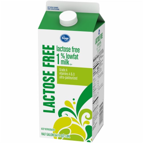 Kroger® Lactose Free 1% Lowfat Milk Perspective: top
